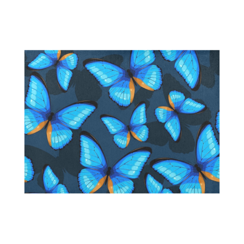 Blue Butterflies Placemat 14’’ x 19’’ (Set of 4)