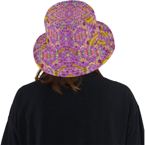 fantasy flower festoon garland of calm All Over Print Bucket Hat