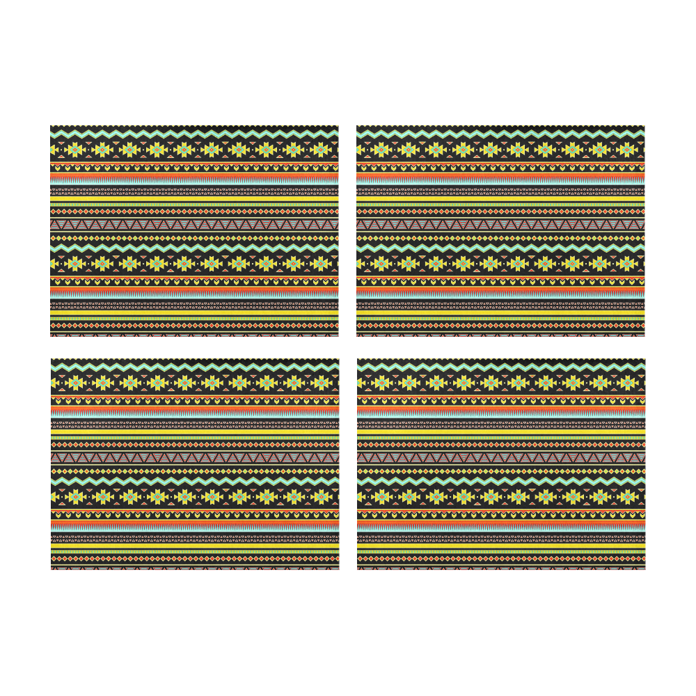 bright tribal Placemat 14’’ x 19’’ (Set of 4)