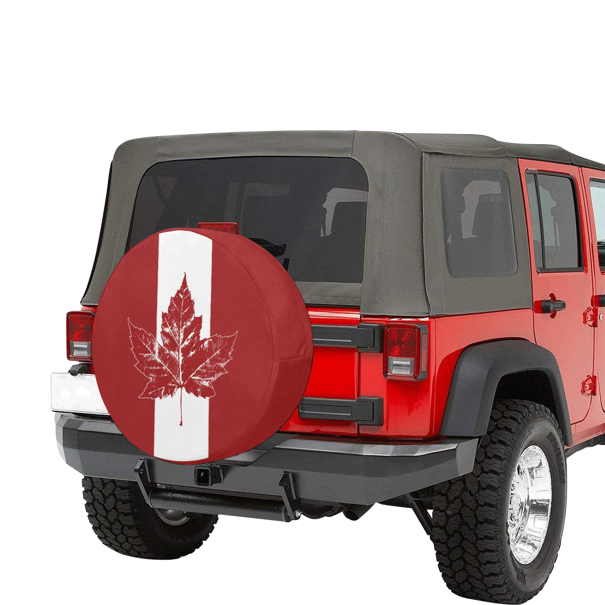 Cool Canada Flag 32 Inch Spare Tire Cover
