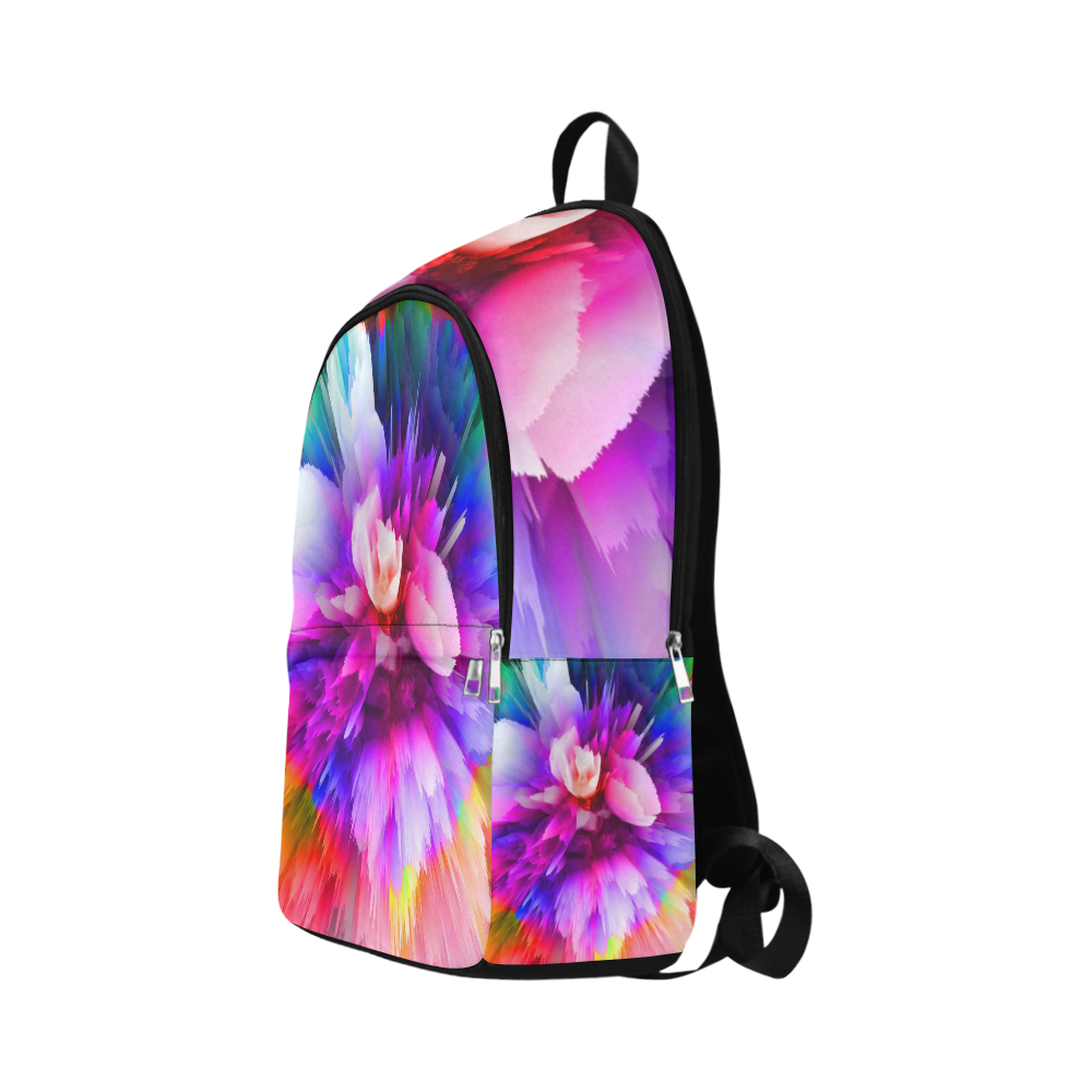 3d flower Fabric Backpack for Adult (Model 1659)