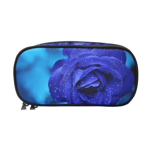 Blue rose Pencil Pouch/Large (Model 1680)