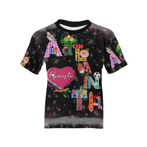 Atlanta Fun by Nico Bielow Kids' All Over Print T-shirt (Model T65)