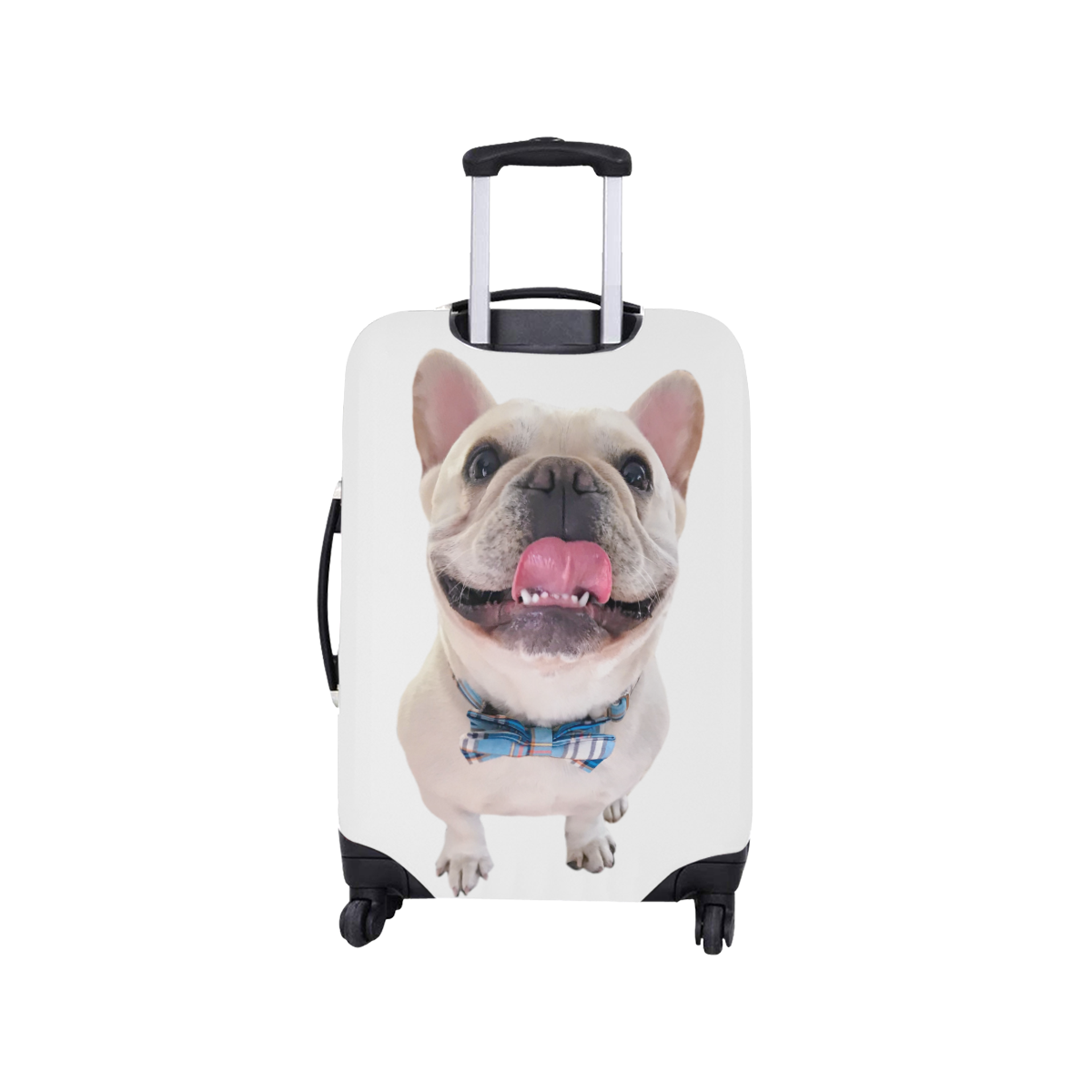 Dapper French Bulldog Luggage Cover/Small 18"-21"