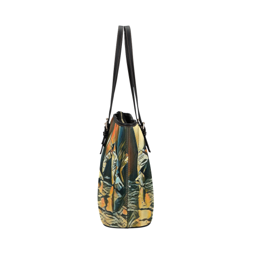 Let's Dance Leather Tote Bag/Small (Model 1651)