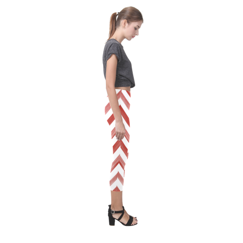 Patriotic America Diagonal Capri Legging (Model L02)