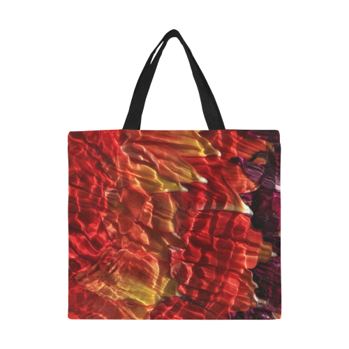 Muscled Petals All Over Print Canvas Tote Bag/Large (Model 1699)