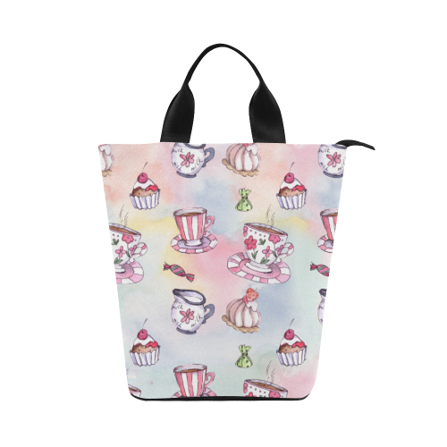 Coffee and sweeets Nylon Lunch Tote Bag (Model 1670)