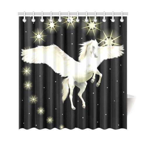 Pegasus Night Shower Curtain 69"x72"