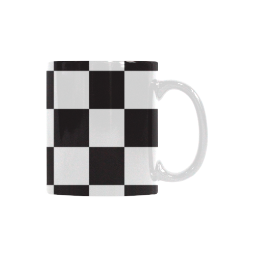 Checkerboard Custom White Mug (11OZ)