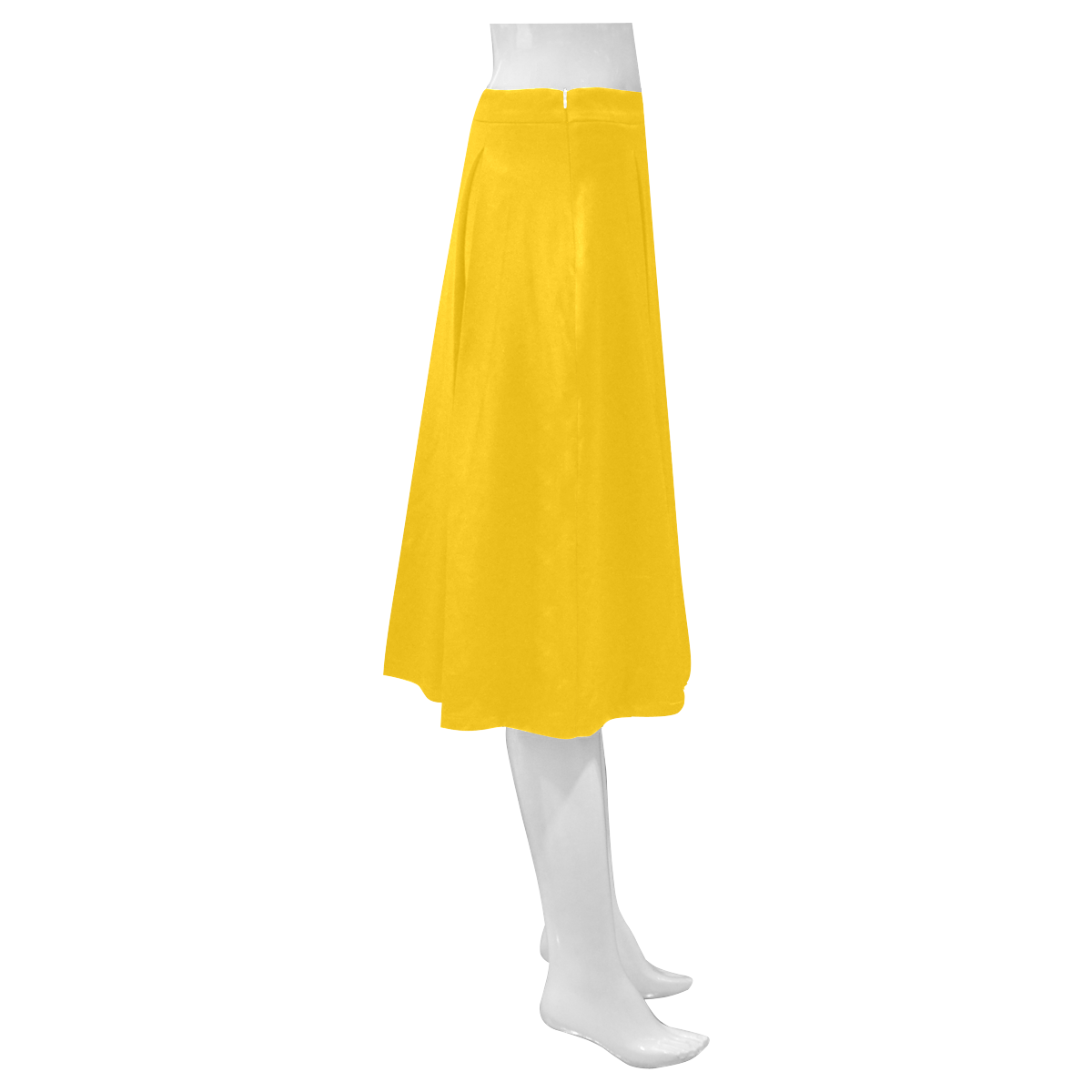 color mango Mnemosyne Women's Crepe Skirt (Model D16)