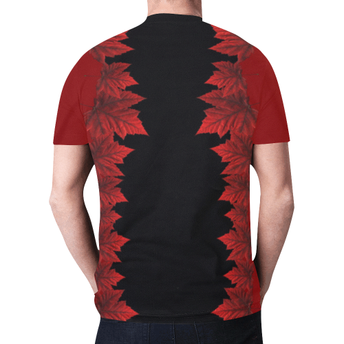 Canada Maple Leaf T-shirts New All Over Print T-shirt for Men (Model T45)