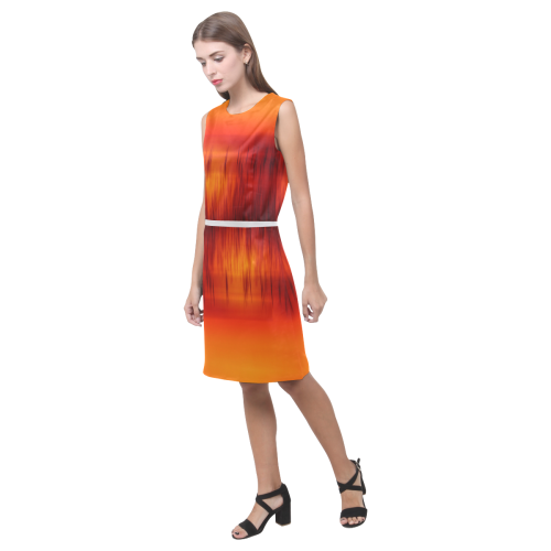 DSC_6555a Eos Women's Sleeveless Dress (Model D01)