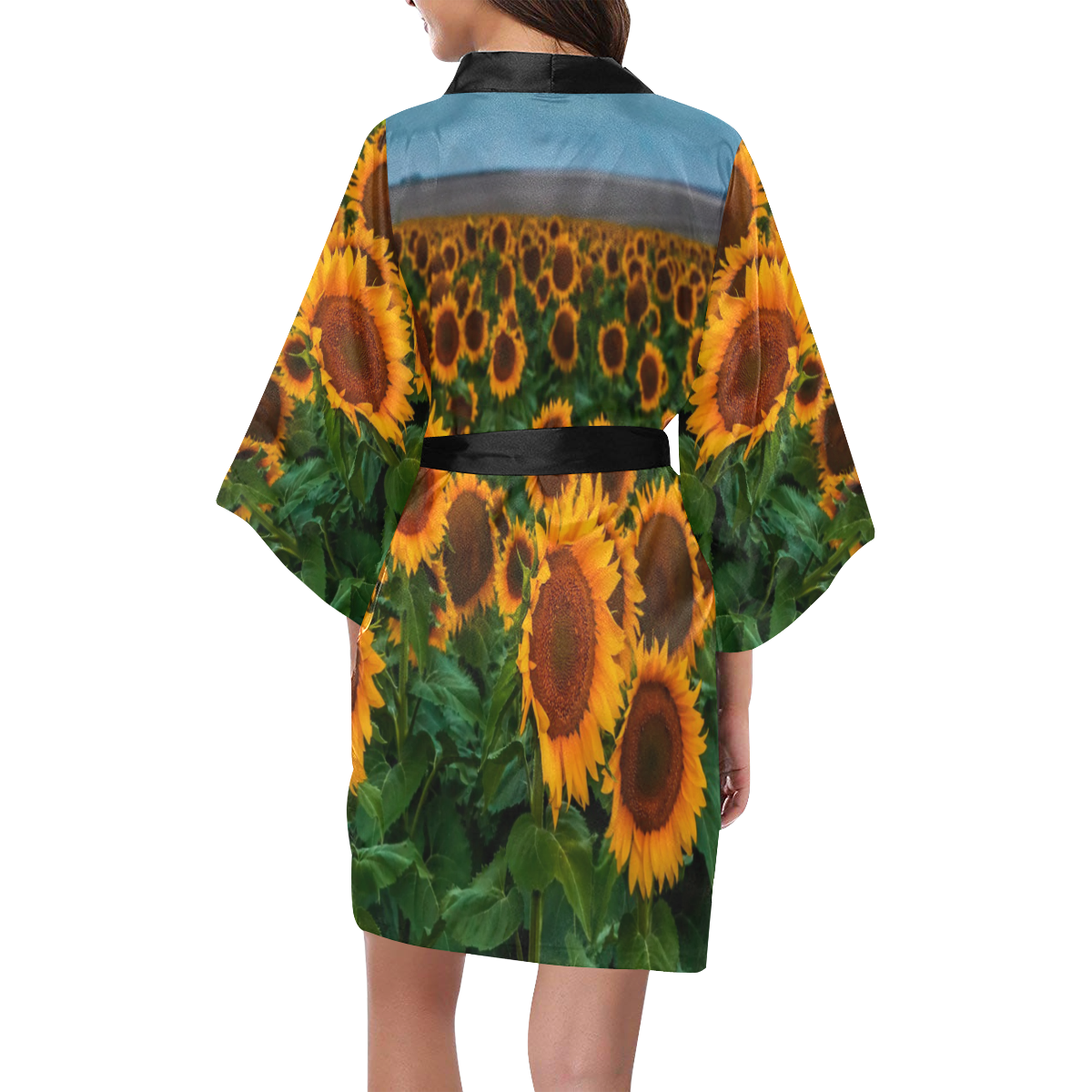 Sunflower by Artdream Kimono Robe