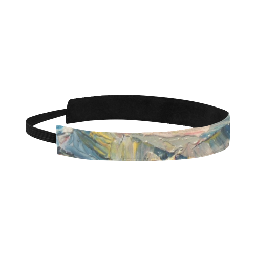 Mountains painting Sports Headband