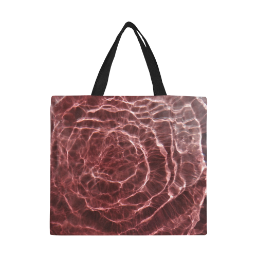 Cotton candy art All Over Print Canvas Tote Bag/Large (Model 1699)