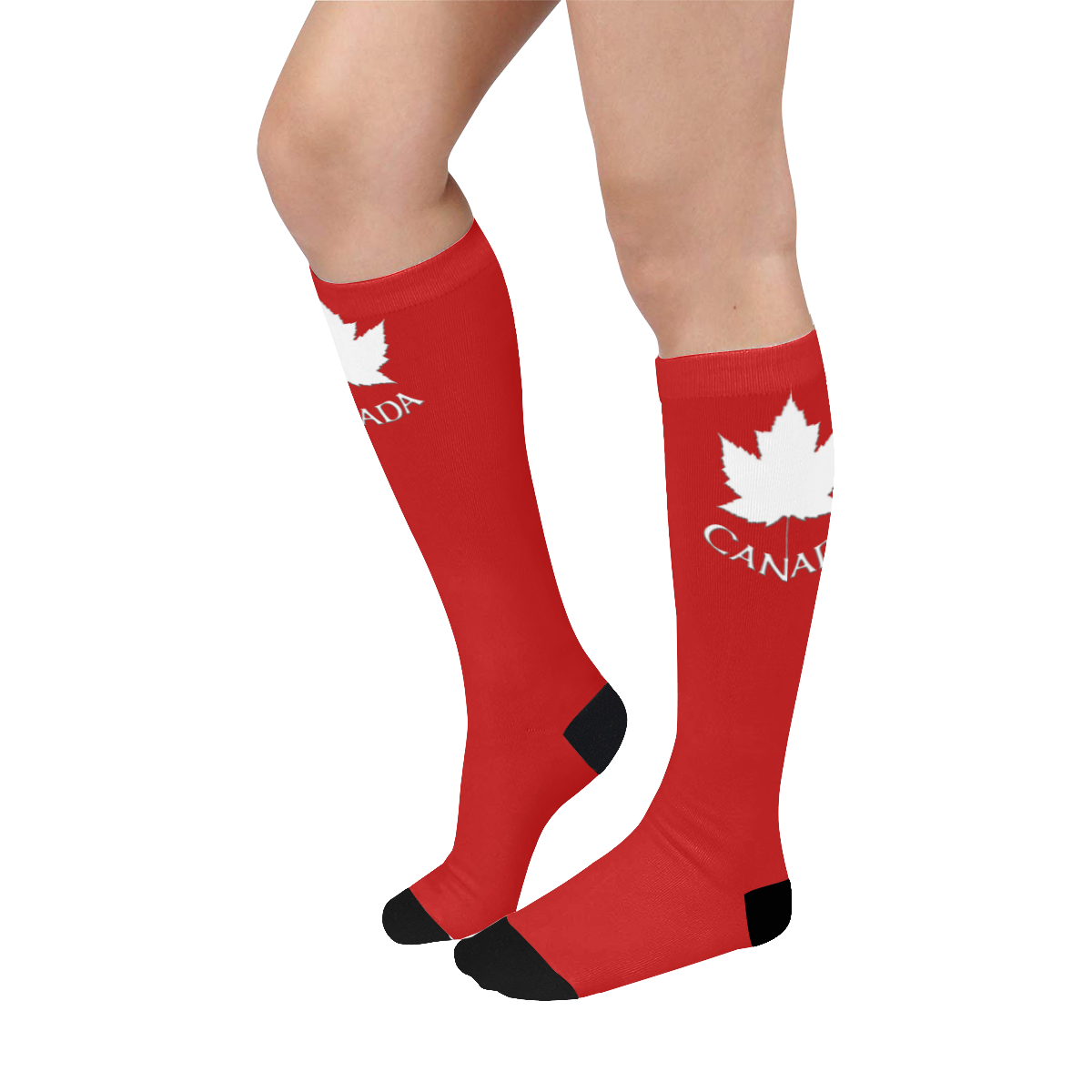 Canada Souvenir Knee High Socks Over-The-Calf Socks