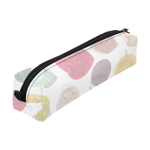 Colorful Cupcakes Pencil Pouch/Small (Model 1681)