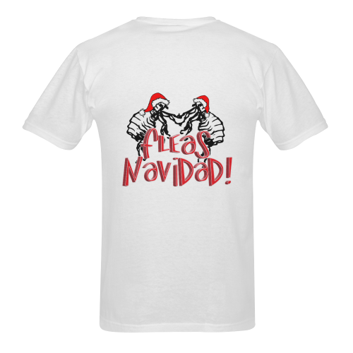 Christmas Fleas Navidad Men's T-shirt in USA Size (Two Sides Printing) (Model T02)
