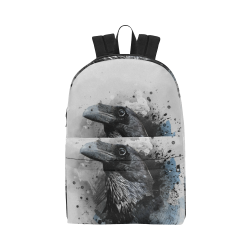 crow raven bird art #crow #raven Unisex Classic Backpack (Model 1673)