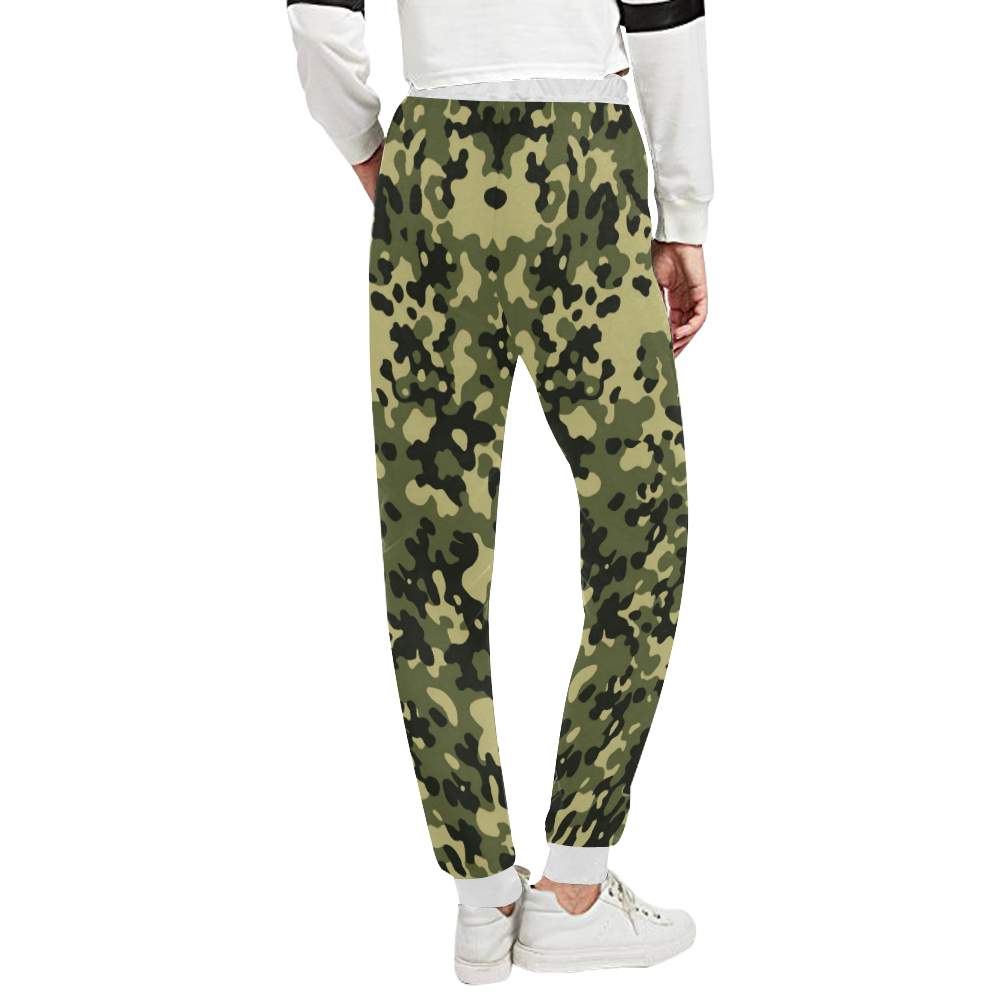 CAMOUFLAGE-GREEN 2 Unisex All Over Print Sweatpants (Model L11)
