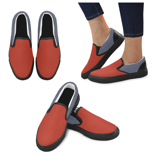 81 Men's Unusual Slip-on Canvas Shoes (Model 019)