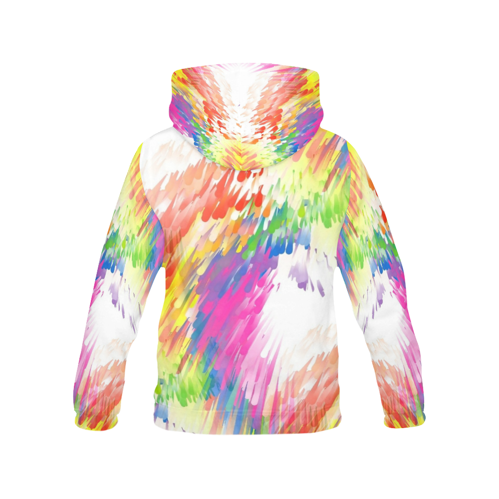 Colors by Nico Bielow All Over Print Hoodie for Women (USA Size) (Model H13)