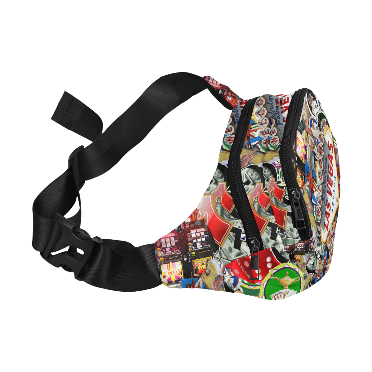 Las Vegas Icons - Gamblers Delight Fanny Pack/Small (Model 1677)