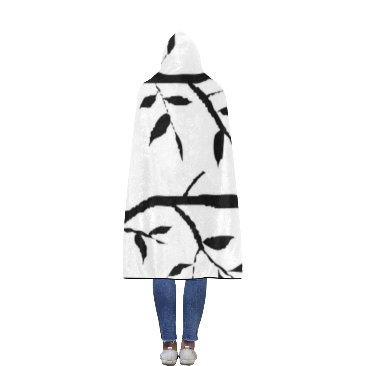 manta de franela birds Flannel Hooded Blanket 56''x80''