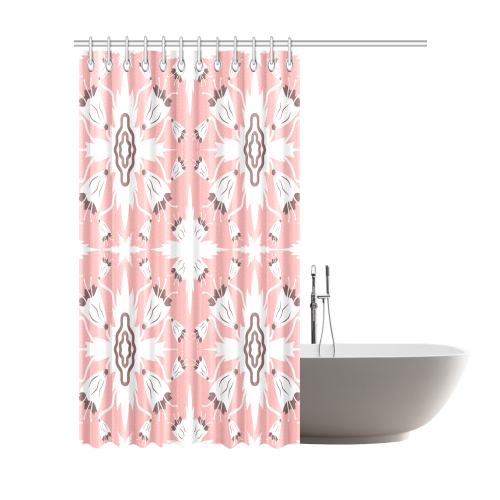 Pink bluebells Shower Curtain 72"x84"