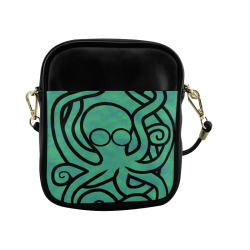 Octo-Doodle-Pus Green Sling Bag (Model 1627)