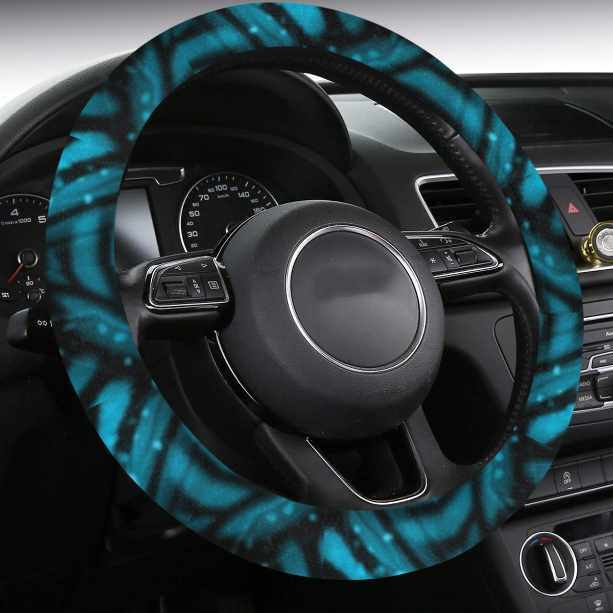 Butterfly Wing Steering Wheel Cover with Anti-Slip Insert
