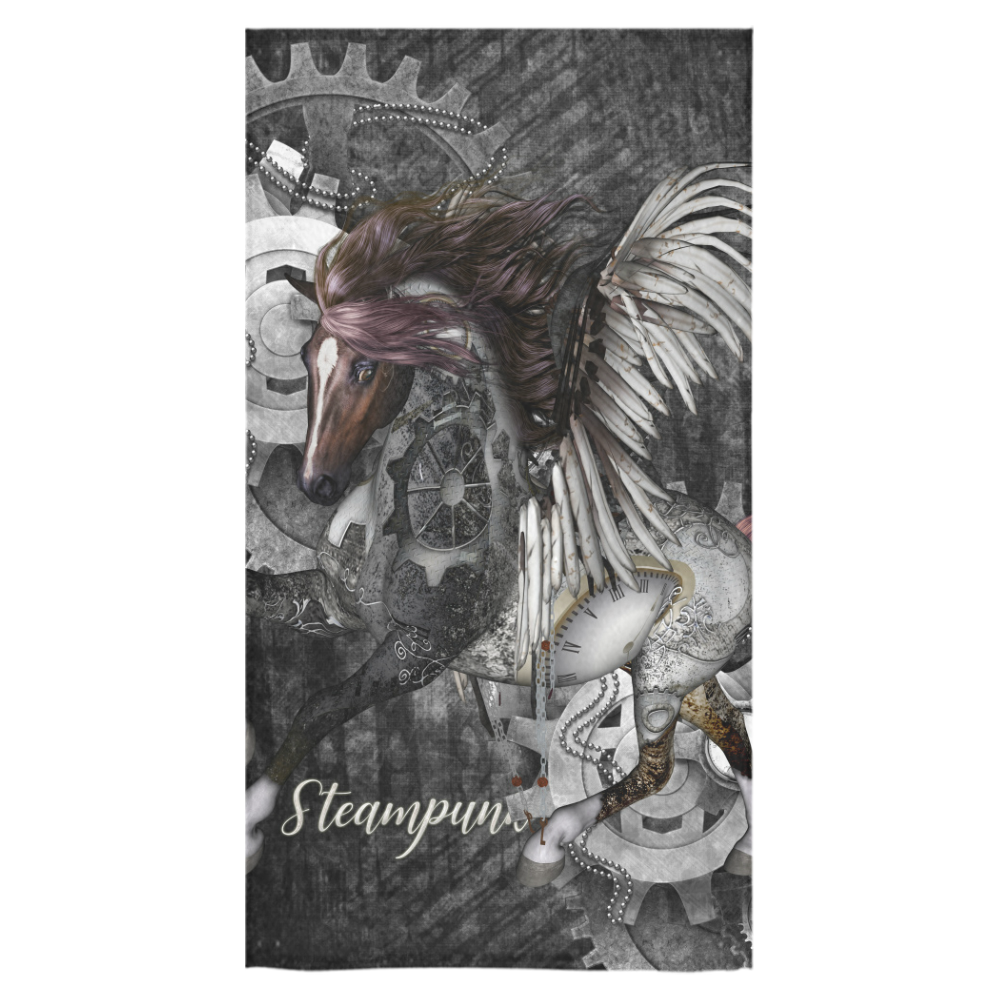 Aweswome steampunk horse with wings Bath Towel 30"x56"