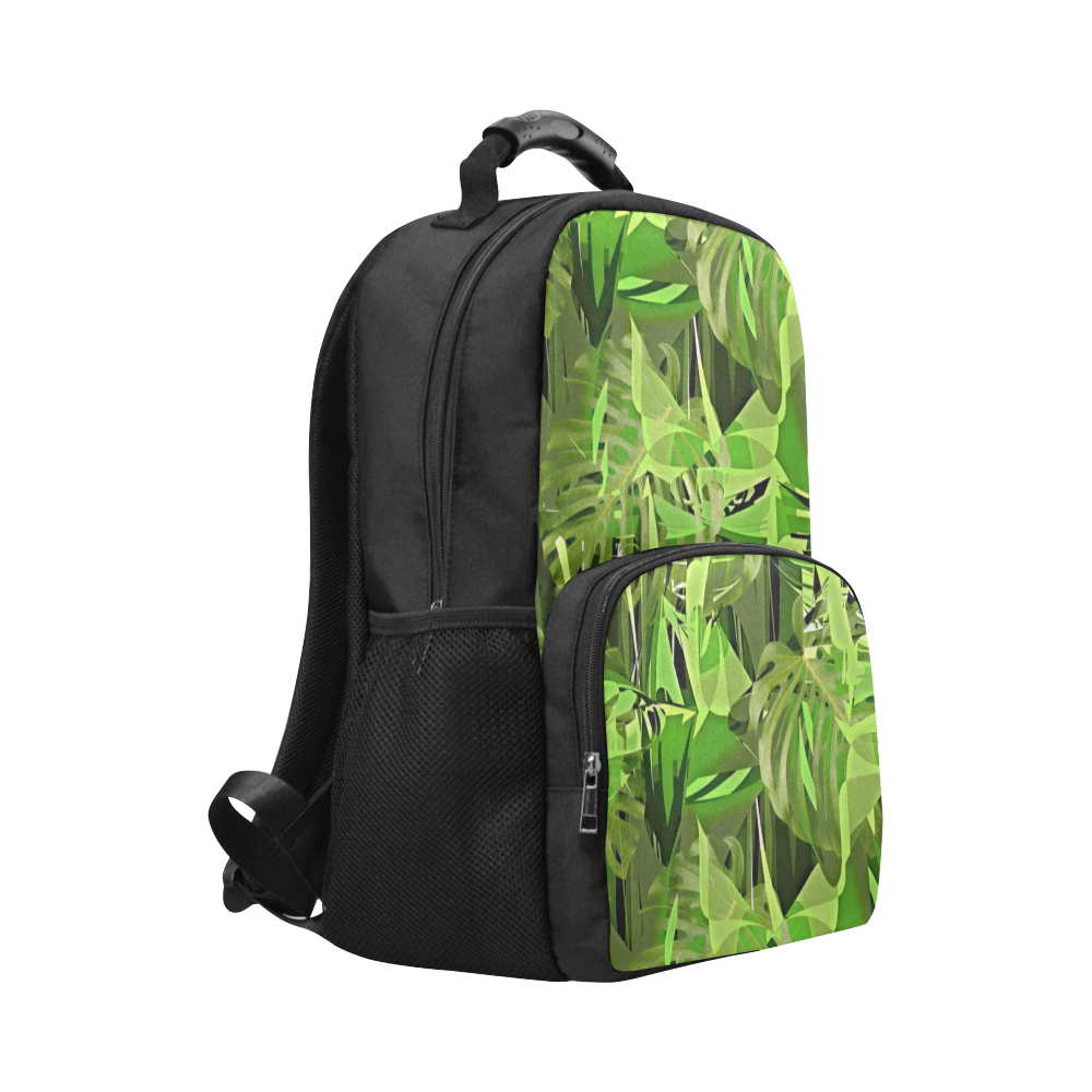 Tropical Jungle Leaves Camouflage Unisex Laptop Backpack (Model 1663)