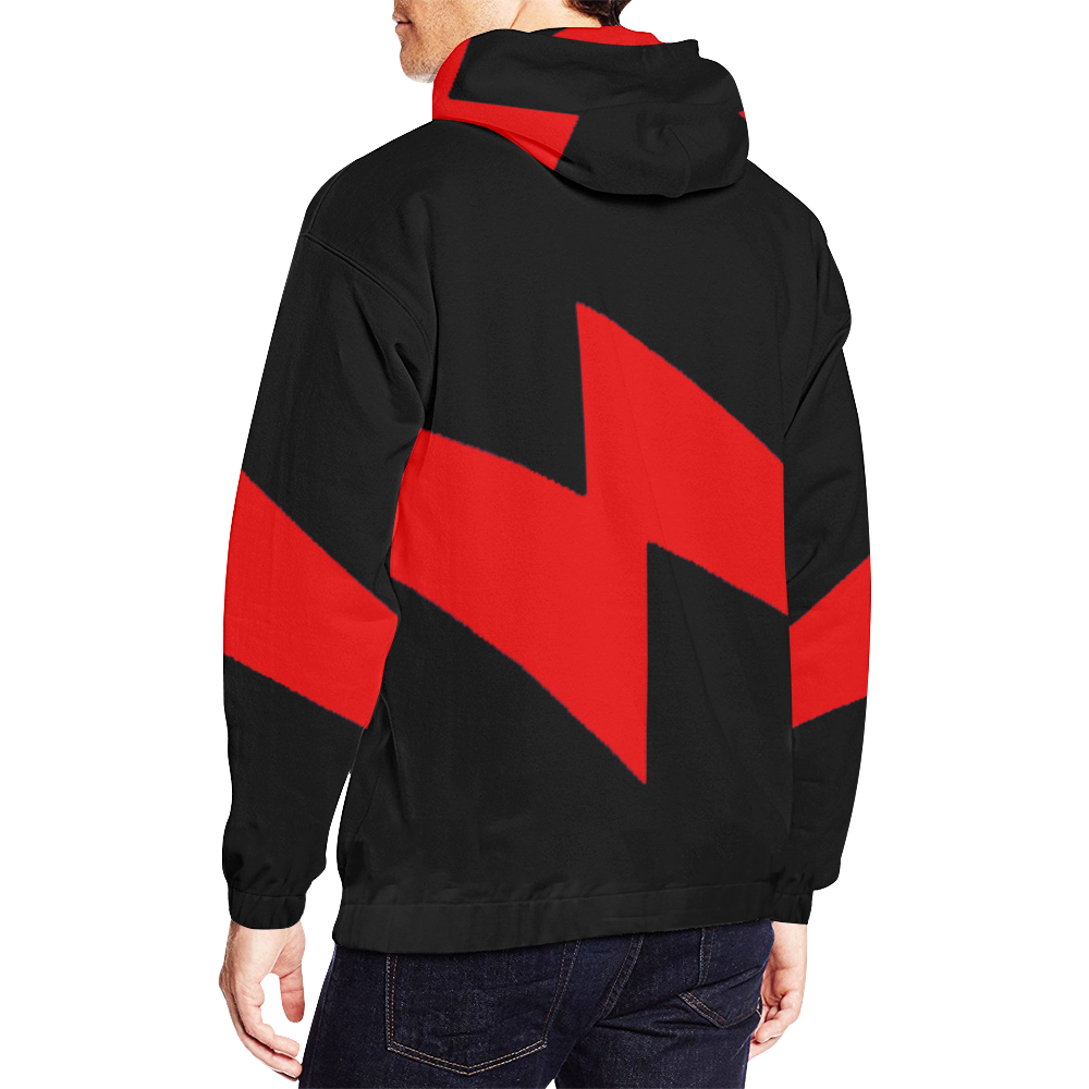 Billy Bong Skate Hoodie - Inferno All Over Print Hoodie for Men/Large Size (USA Size) (Model H13)