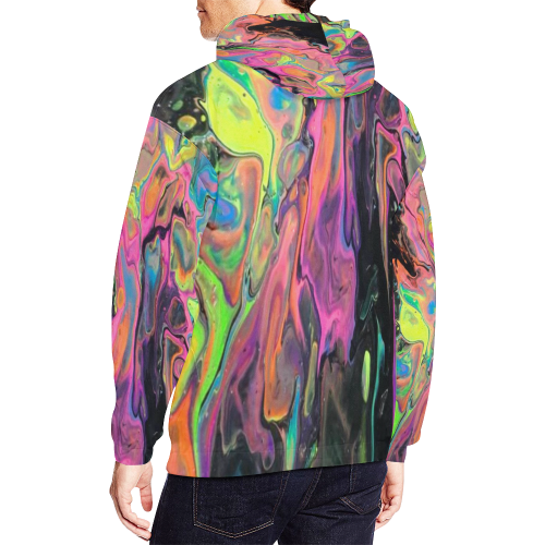 acidwash All Over Print Hoodie for Men (USA Size) (Model H13)