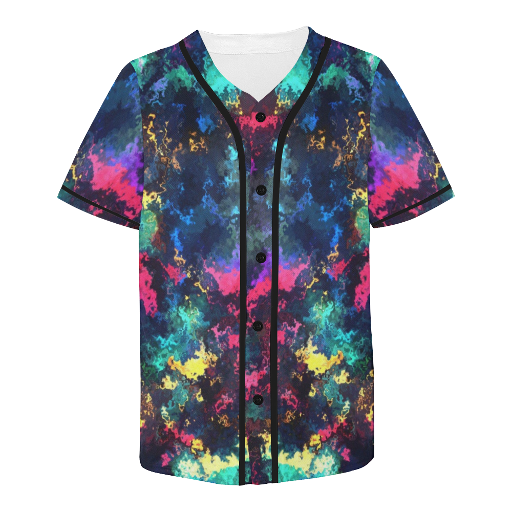 The colors of the soul All Over Print Baseball Jersey for Men (Model T50)
