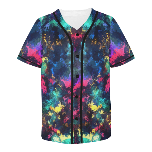 The colors of the soul All Over Print Baseball Jersey for Men (Model T50)