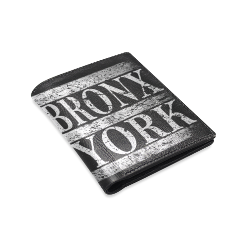 Bronx New York American Pride Men's Leather Wallet (Model 1612)