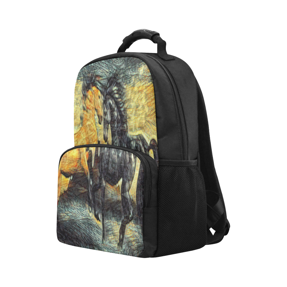 beautiful horses Unisex Laptop Backpack (Model 1663)