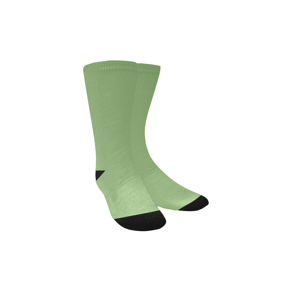 color asparagus Kids' Custom Socks