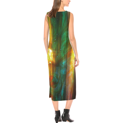 love of is Phaedra Sleeveless Open Fork Long Dress (Model D08)