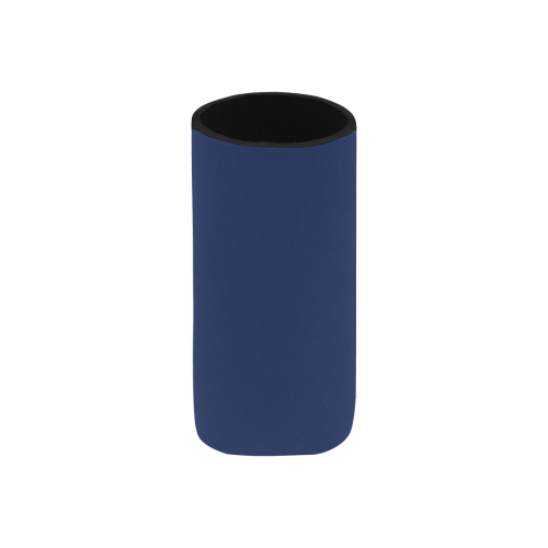 color Delft blue Neoprene Can Cooler 5" x 2.3" dia.