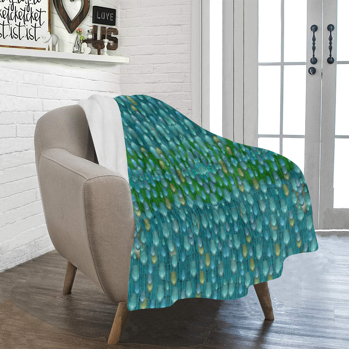 starfall and rain Ultra-Soft Micro Fleece Blanket 30''x40''