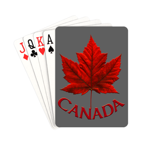 Canada Maple Leaf Playing Cards 2.5"x3.5"