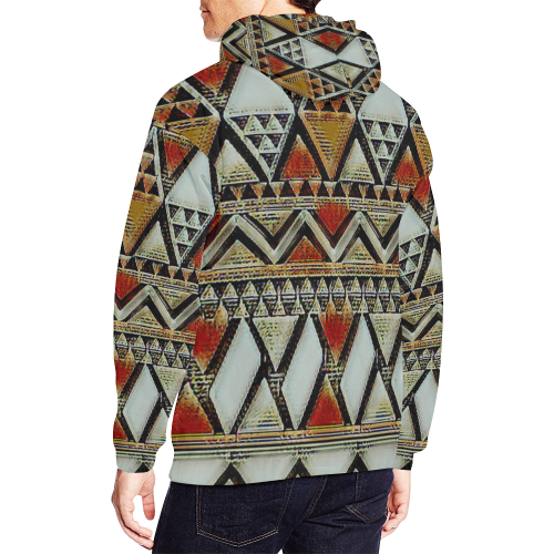 Print All Over Print Hoodie for Men (USA Size) (Model H13)
