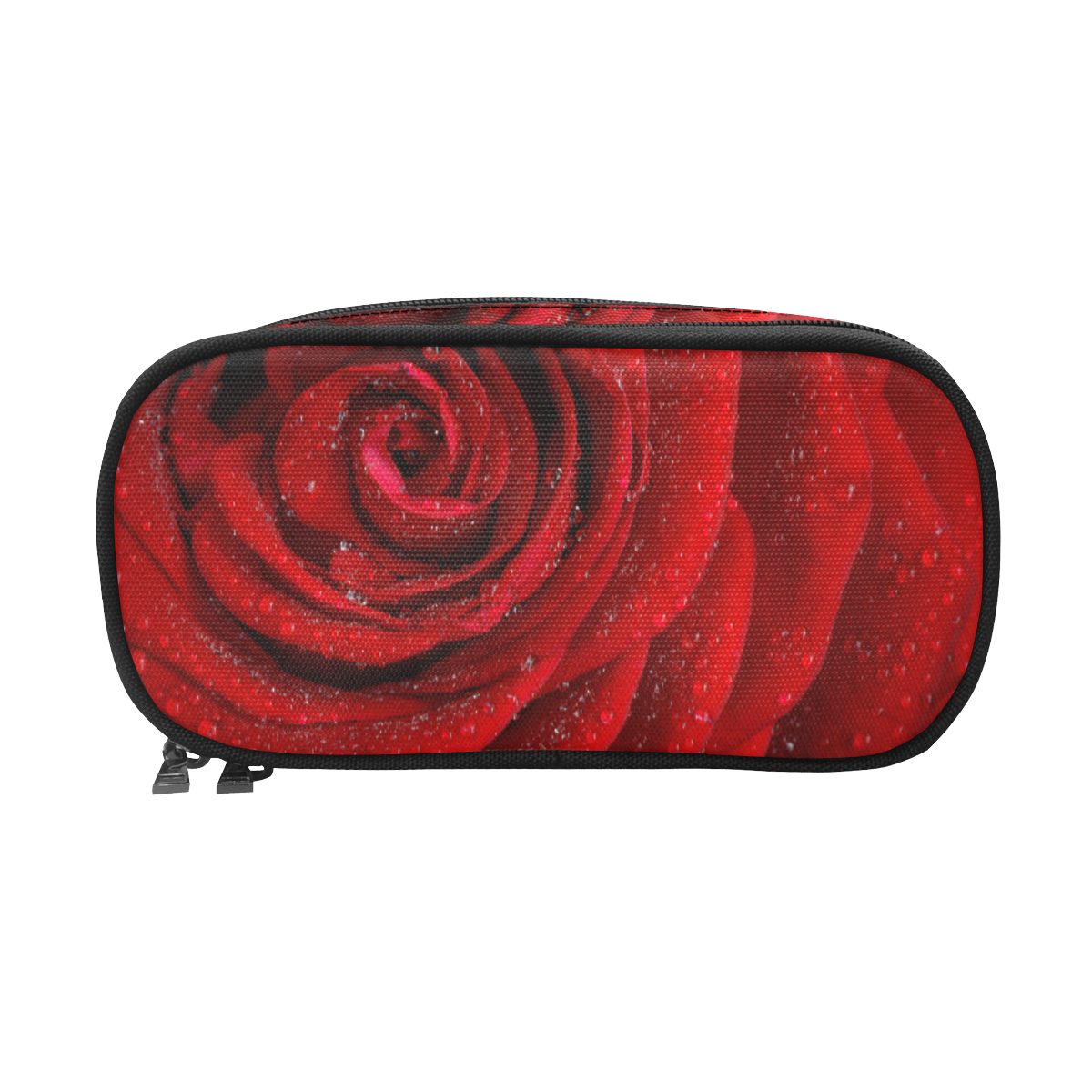 Red rosa Pencil Pouch/Large (Model 1680)