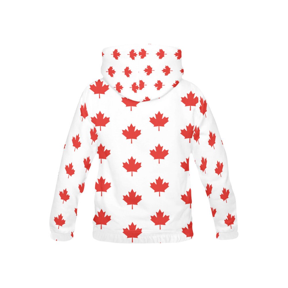 All Maple Leafed Out All Over Print Hoodie for Kid (USA Size) (Model H13)