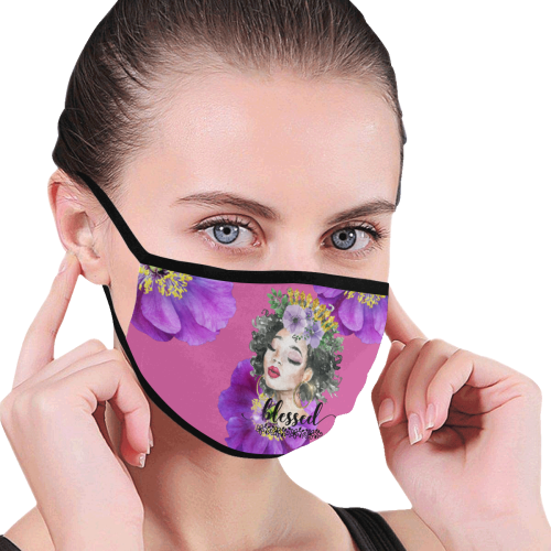 Fairlings Delight's The Word Collection- Blessed 53086a9 Mouth Mask