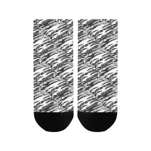 Alien Troops - Black & White Women's Ankle Socks